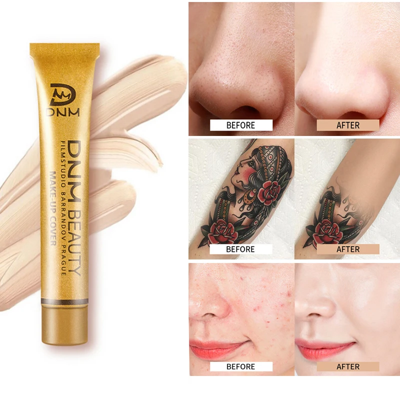 Водостойкий стойкий консилер Жидкая основа для макияжа Professional полное покрытие