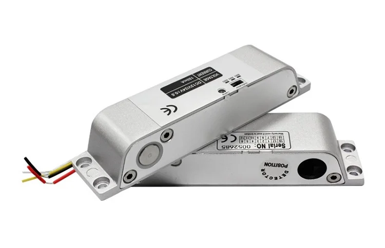 2 High Quality Electric Cylinder Drop Bolt Lock DC 12V Fail Safe for Access Control Security Lock Door System With Time Delay