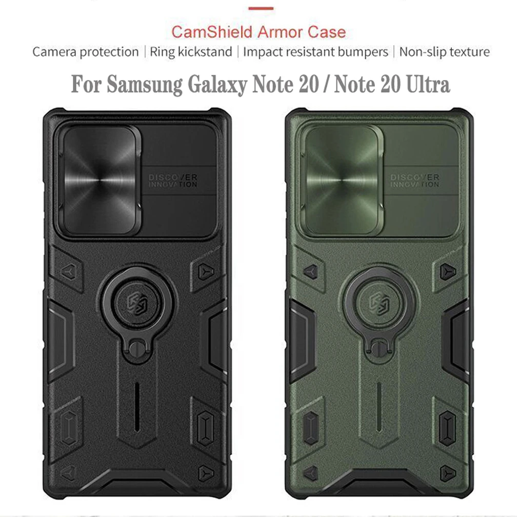 Чехол NILLKIN CamShield для Samsung Galaxy Note 20 5G бронированный чехол Ultra с кольцом и
