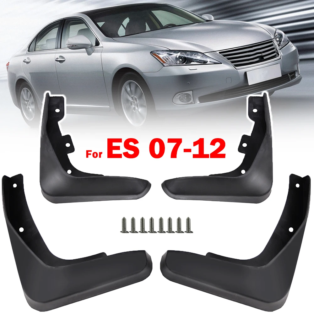 4pcs For Lexus Es Es240 Es330 Es350 2007 2012 Front Rear Mud Flaps Fit