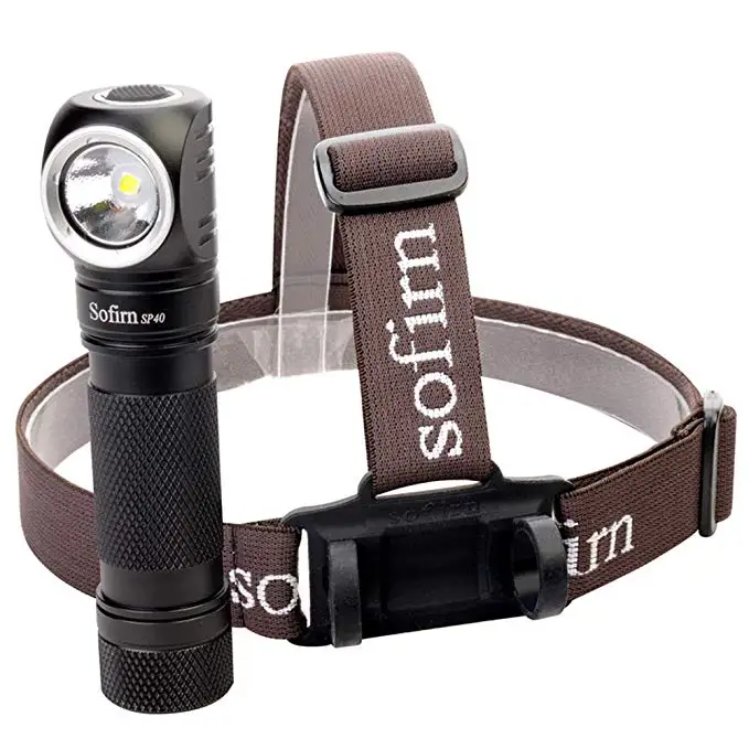 Sofirn SP40 XP-L 1200 люминесцентный перезаряжаемый налобный фонарь 18650 фонарик Функция памяти индикатор питания светодиодный фонарь