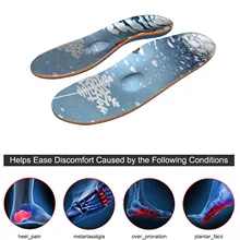 

Plantar Fasciitis, Metatarsal Arch Support, Orthopedic Insoles, Sports Soles, Flat Foot Pain, Heel Spur Orthopedic Pad, Light Bl