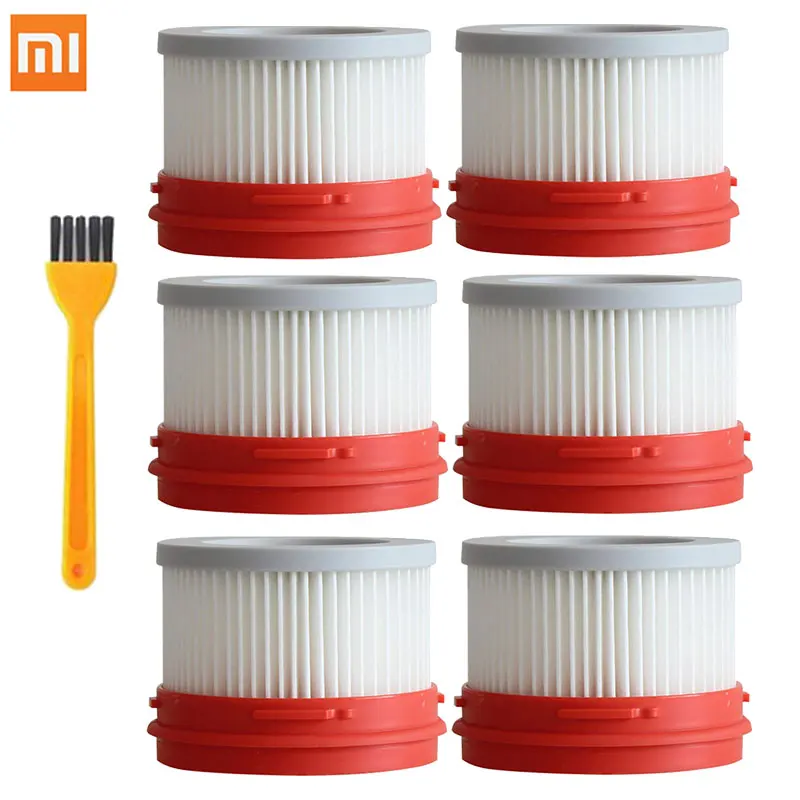 7pcs HEPA фильтр для Xiaomi Dreame V9 бытовой беспроводной ручной пылесос аксессуары Hepa фильтр роликовая щетка запчасти комплект - Цвет: 7pcs