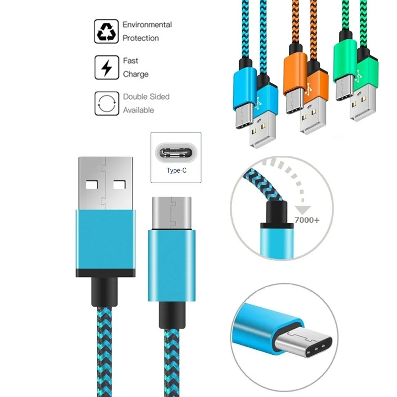 Зарядный кабель Usb Type-C для Oneplus 6 быстрой зарядки и передачи данных красного цвета
