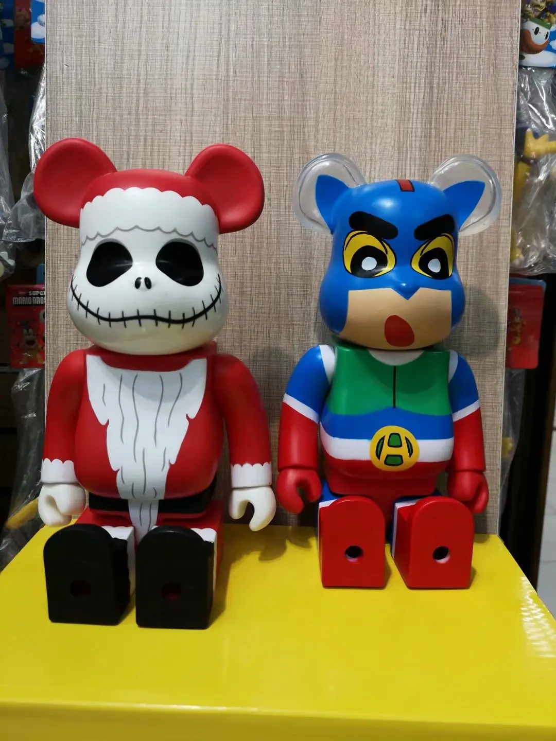 Bearbrick игрушки» и «Супермен» насилие медведь Гараж Комплект блоков медведь карандаш модель украшения