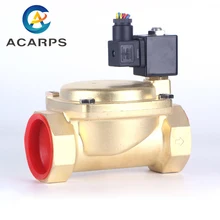 1-1/4 дюйма латунь нормально закрытый 24vdc воды газовый клапан с электромагнитным приводом IP65 DIN катушки