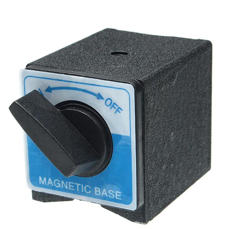 

6T 60x50x55mm Power Magnetic Base Dial Indicator Stand Base Magnet Seat Table With Switch Magnetic Seat Wire Cutting Special