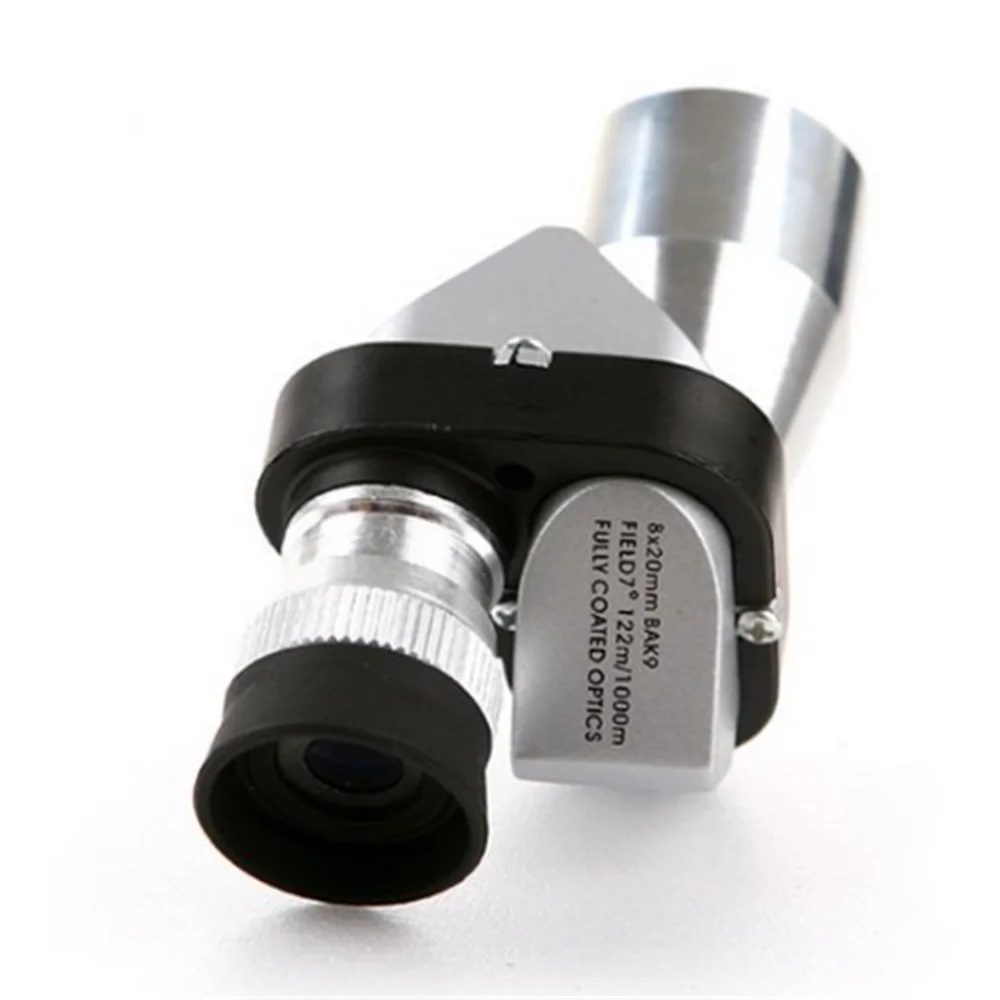 8x24 Bronze Single Cylinder High Power HD Half Single Eye Pocket Metal Low Light Level Night Vision Telescope