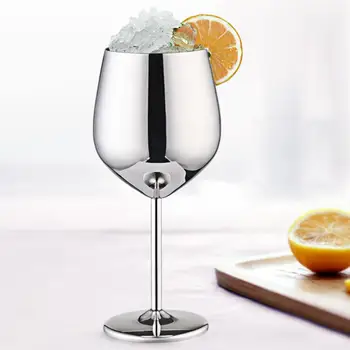 

500mL Stainless Steel Single Layer Juice Drink Champagne Goblet Plated Single-Layer Goblet Charms Party Supplies