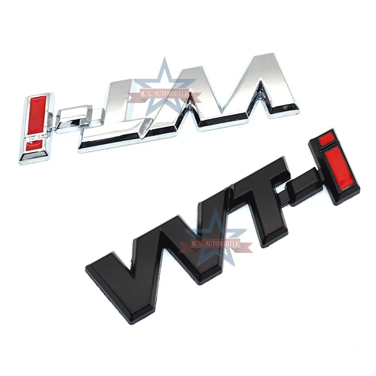 VVT-I металлический логотип для автомобиля подходит для TOYOTA COROLLA VIOS модифицированные VVTi боковые наклейки