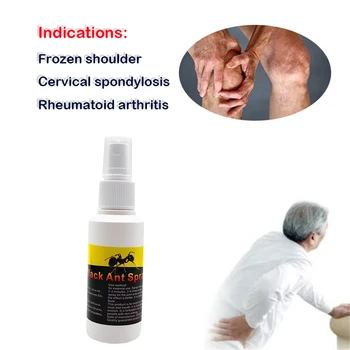 

High Quality Legs Ached Lumbago Essential Oil Black Ant Hyperosteogeny Plasters Spondylosis Rheumatic Spray Medical Ointment