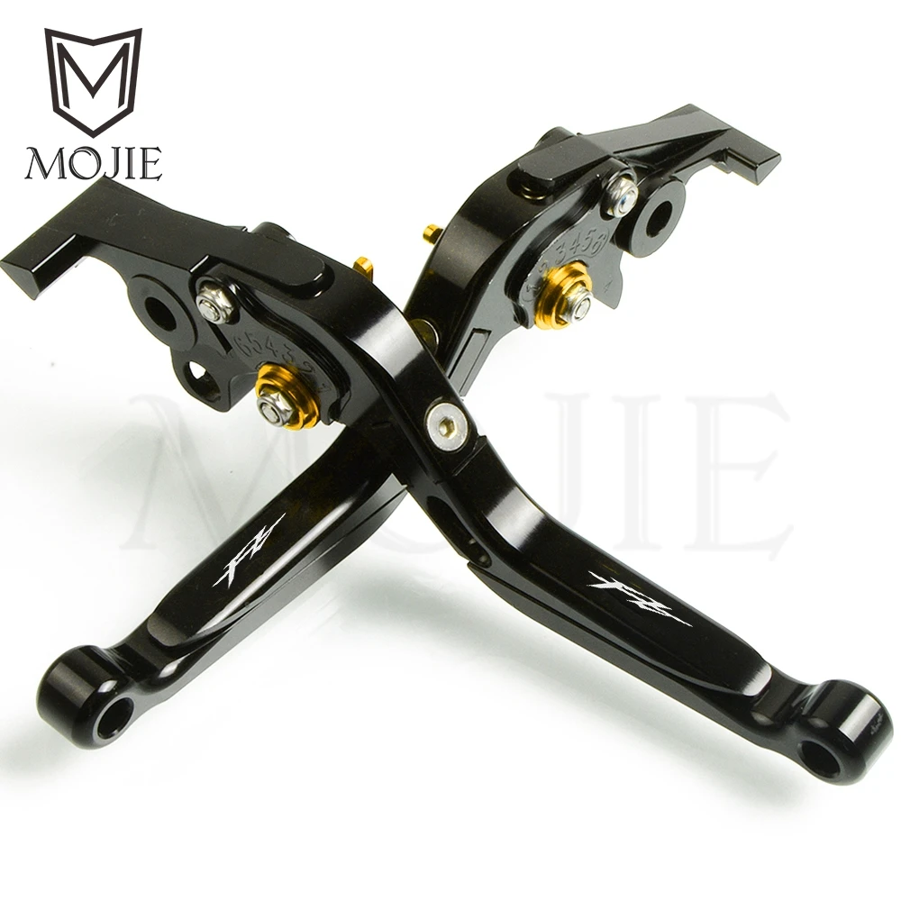 Black Gold Аксессуары для мотоциклов CNC Алюминиевые Регулируемые Складные Выдвижные тормозные рычаги сцепления для YAMAHA FZ400/R FZ 400 R 1986-1988 1987 - Цвет: Black Gold