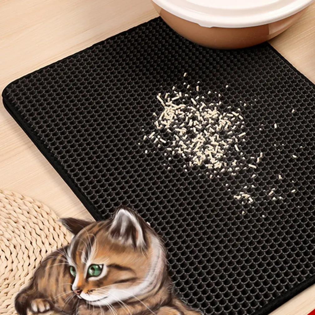 Double-layer Cat Sand Pad Cat Sand Cushion Household Pet Cushion EVA Material Washable Dog Pad Pet Supplies
