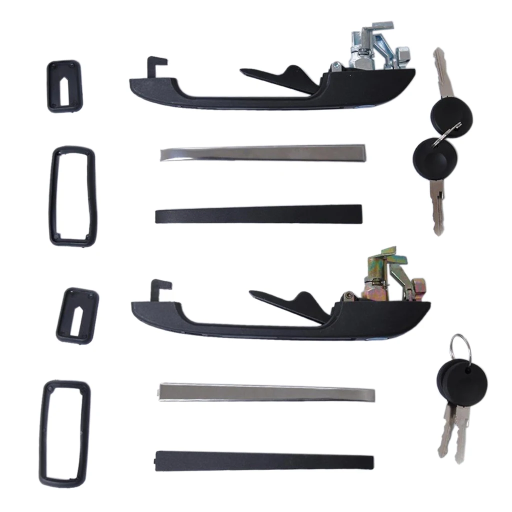 Auto Car Exterior Outer Door Handle Set for VW Golf MK1 /Golf MK2 /Jetta MK1 /Jetta MK2