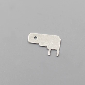 

100pcs 6.3 thickening of terminal of solder joint of PCB board with flag extension insert and reed