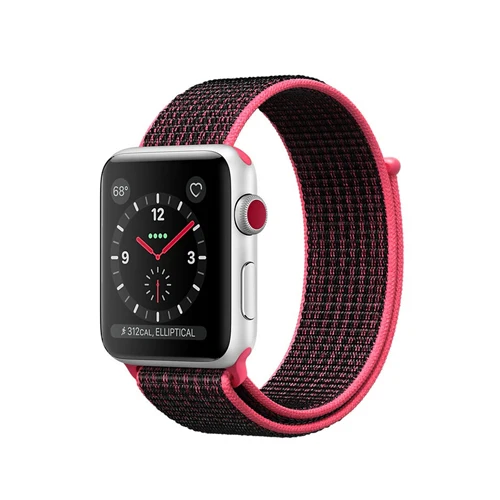 9 40 мм 44 мм, ремешок для apple watch группа 4 5 42 мм, 38 мм, спортивный петля, ремешок для наручных часов iwatch серии 5/4/3/2/1 браслет нейлоновый Плетеный ремешок для часов - Цвет ремешка: 9