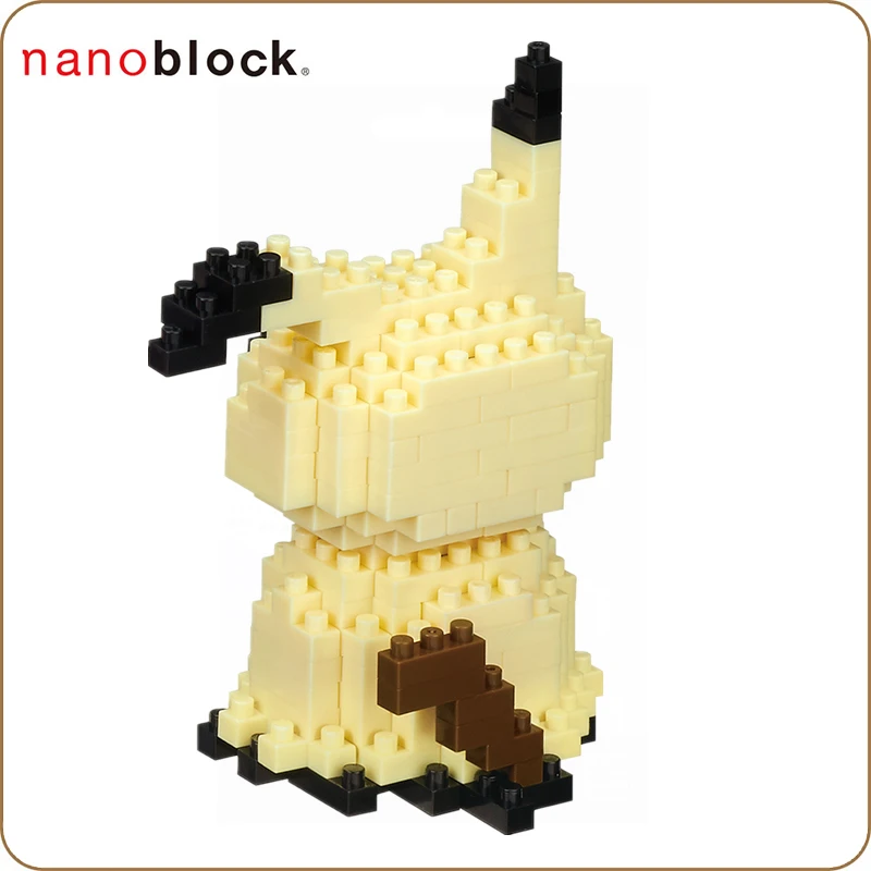 Nanoblock Покемон Пикачу NBPM_052 MIMIKKYU Kawada 210 шт. аниме мультфильм алмаз мини микро блок строительные блоки кирпичи игрушки