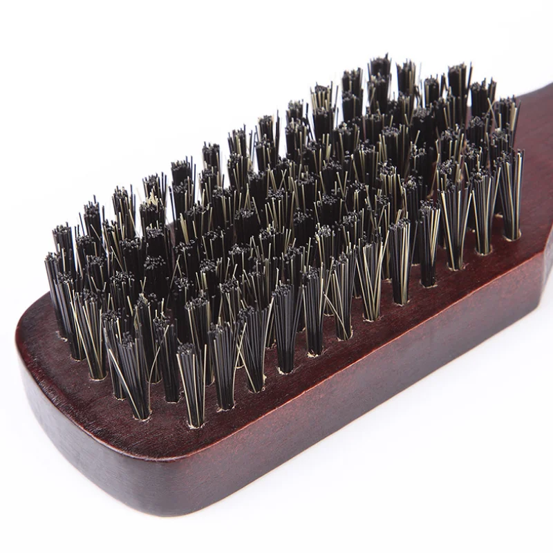 Модная щетка для бороды с деревянной ручкой Мужская бритья лучшее бритье из