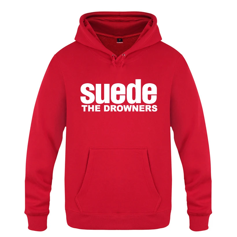 THE DROWNERS SUEDE Rock Band толстовки мужские мужские с капюшоном флисовый пуловер толстовки