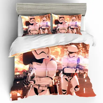 

Bedding Sets Star Wars Cotton Duvet Cover Home Textile Single Queen King Size Bedding Set Bed Sheets Pillow Cases Bed Linen Set