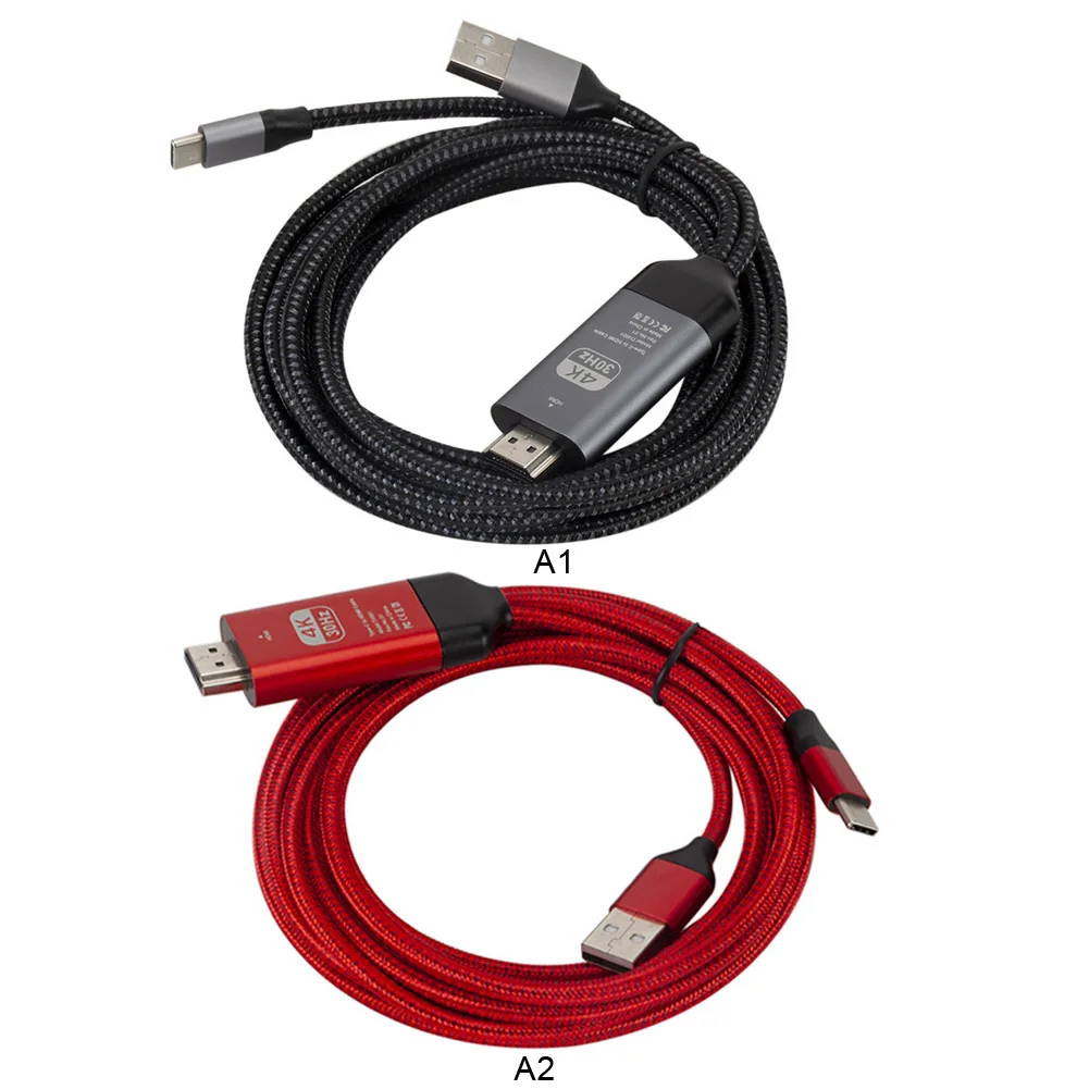Тип-c к HDMI кабель конвертер USB Кабель-адаптер для HD ТВ цифровой AV HDMI USB-C для MacBook pro HDMI