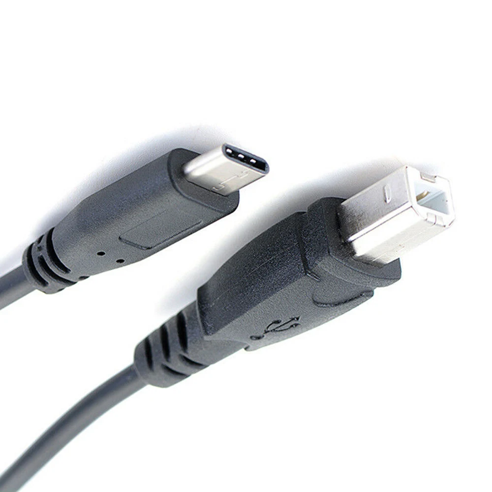 1 м USB-C type-C штекер USB B-type Мужской кабель для передачи данных Кабель-адаптер Разъем предназначен для износостойкости