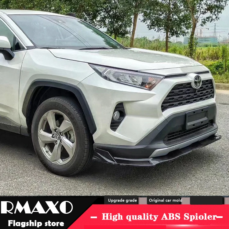 Спойлер для TOYOTA Rav4 2020 2021 ABS задний спойлер переднего бампера защитные