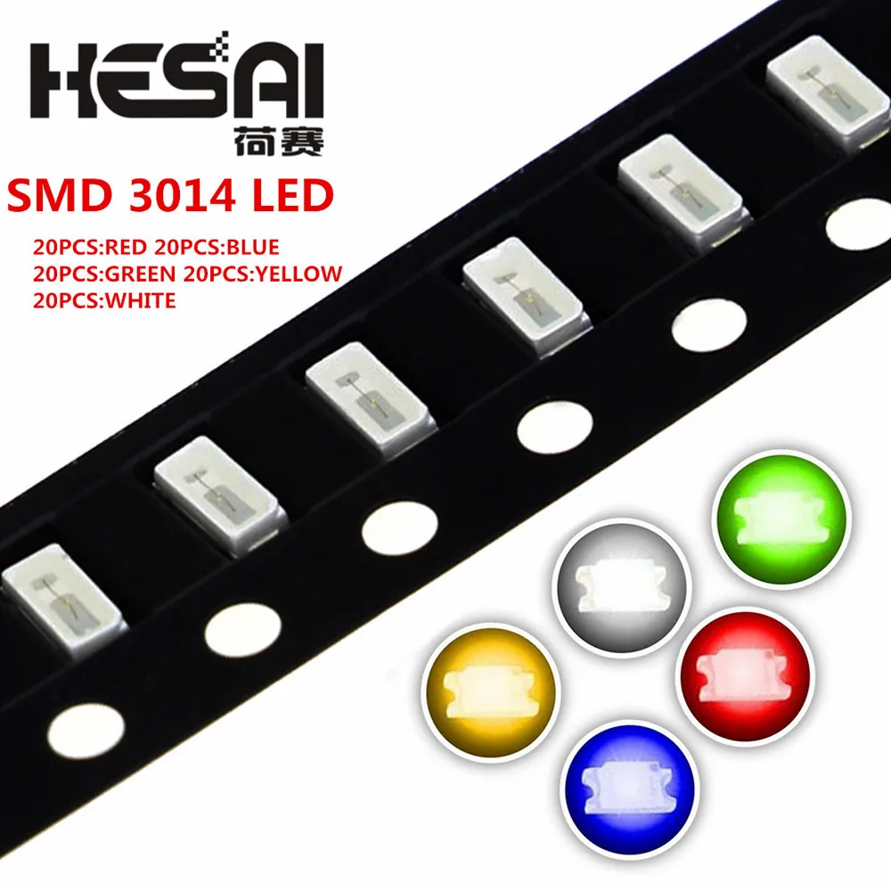 Hospitalidad retirada amenazar 5 Colors 3014 Smd Led Super Bright Red/green/blue/yellow/white Water Clear  Led Light Diode - Diodes - AliExpress