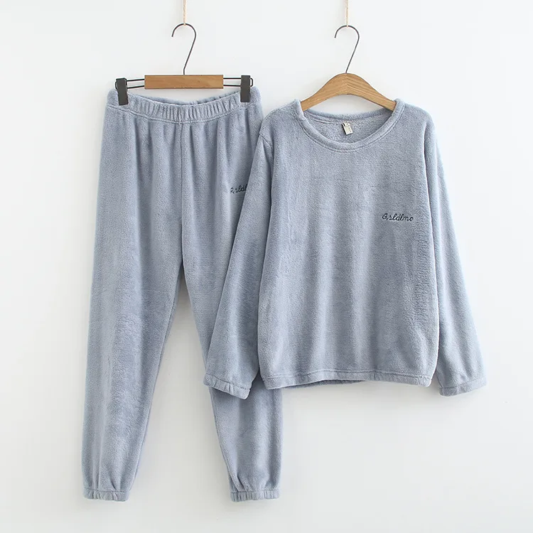 Blvyisla 4XL пижама в целом большой теплый фланелевый домашний пижамный комплект Женская зимняя Пижама женские комплекты