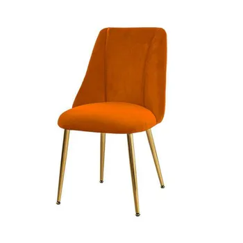 

Red Dining Chair In North Europe Modern Simple Home Backrest Creative Leisure Makeup Stool Dining Room Desk Chair