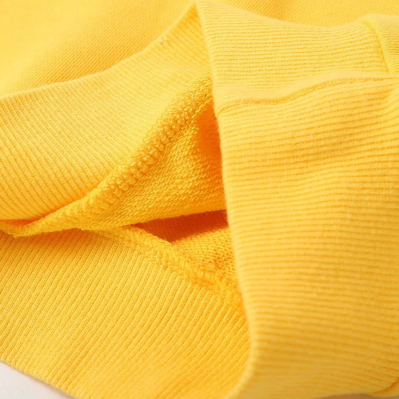 Children Boy Girl Autumn Hoodies Kids Spring Sweatshirts Yellow Tshirt Cotton Cartoon Car Tops Size 1 2 4 6 8 Year Baby Clothing