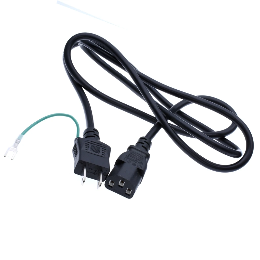 컴퓨터 모니터용 AC 전원 케이블, 일본 플러그, 일본 전원 코드 2 플랫 핀 플러그