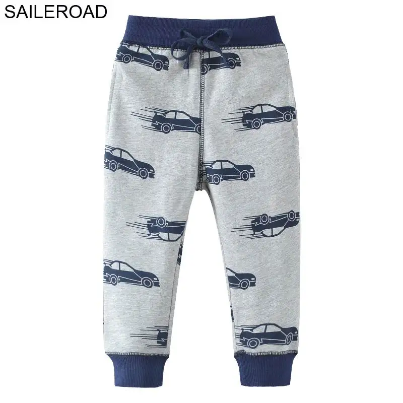 SAILEROAD Мультфильм Самолет Pattern Детские Спортивные Штаны для Мальчиков Детские Брюки От 2 до 7 Лет Дети Мальчик Осенние Брюки Ребенок Мальчик 4 года - Цвет: 7012 same picture