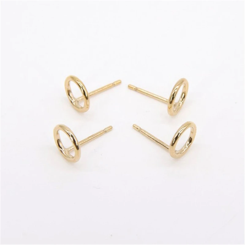 14K Gold gefüllt 7MM/10MM/15MM Kreis Ohrringe Gold Schmuck Gold gefüllt Ohrstecker Brincos Pendientes Ohrringe Boho Ohrringe – Detail 20