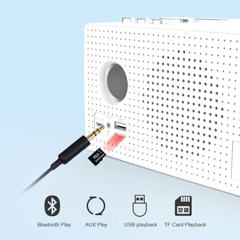 Soaiy E10 Bluetooth динамик HIFI 3D объемный бас твитер домашний стол Автомобиль Крытый открытый беспроводной мини сабвуфер без потерь TF FM