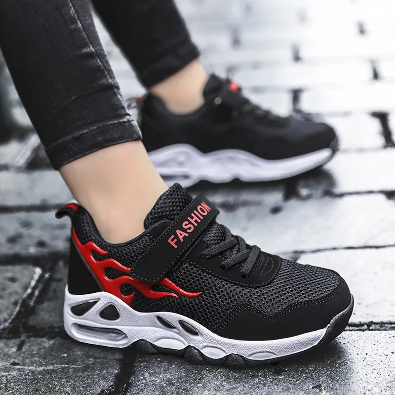 

2019 New Style Spring 6 CHILDREN'S Shoes 7 BOY'S 8 Big Boy 9 Mesh Mesh Shoes Trendy Shoes Breathable Athletic Shoes Ten-Year-Old