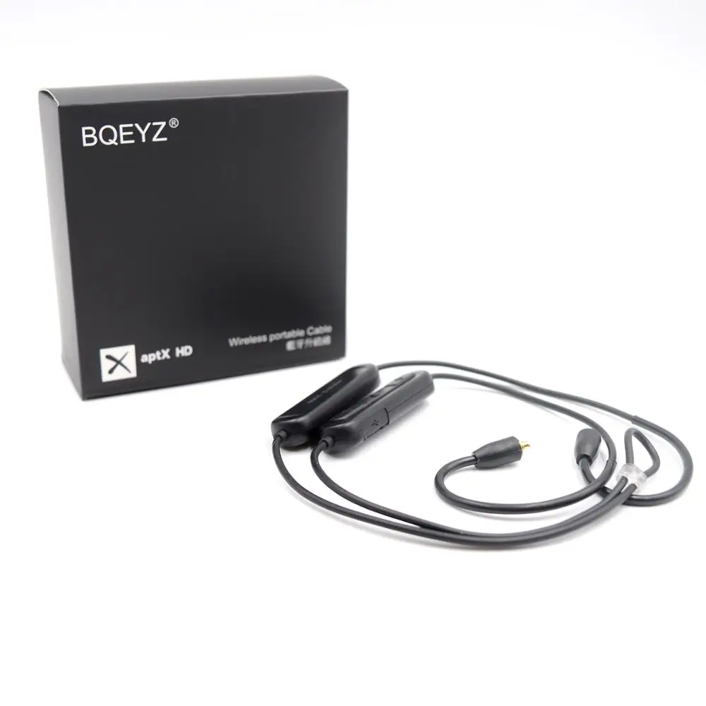 BQEYZ беспроводные наушники кабель QCC3034 Aptx-HD 5,0 Bluetooth водонепроницаемый спортивный сменный провод для HiFi монитора наушники
