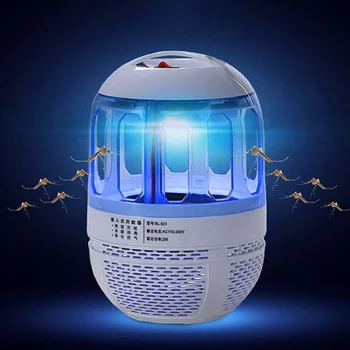 

Pest Control Mosquito Killer Lamp Led Killer Moth Light LED Bug Zapper Fly Lamp Trap Wasp Pest Wind Power Garden Supplies