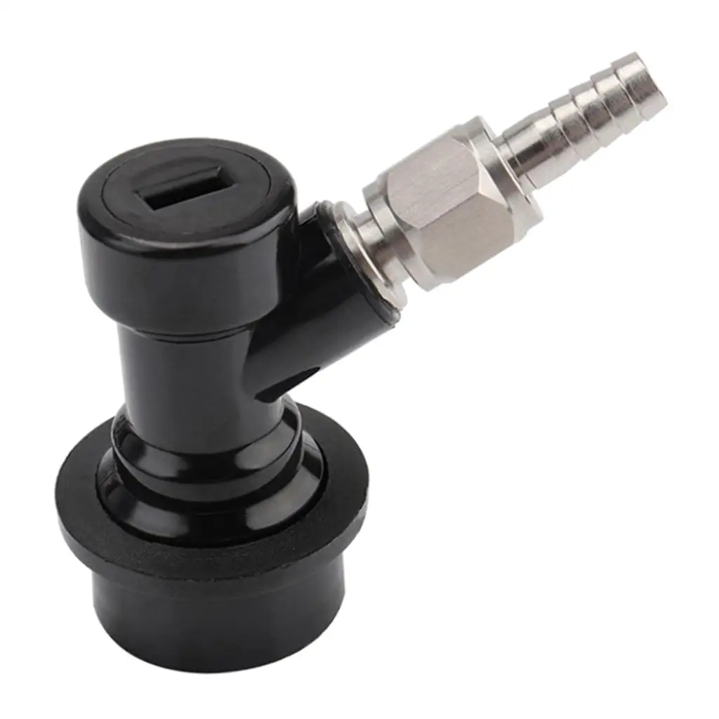 New Beer Keg Ball Lock Disconnect Dispenser Liquid Gas Connector Barbed/Threaded Mouth 1/4'' Beer Brewing
