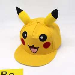Casquette de Baseball Pokemon, chapeau Anime Pikachu, Cosplay ajustable, Hip Hop, Kawaii, chapeaux pour hommes, jouets, cadeau de noël 
