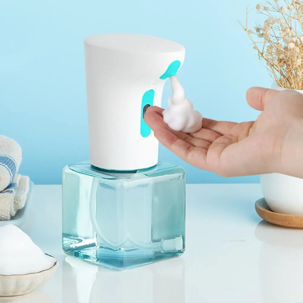 

250ML Automatic Foaming Soap Dispenser Touchless USB Charging Cable Hands-Free Infrared Sensor Foam for Bathroom Kitchen