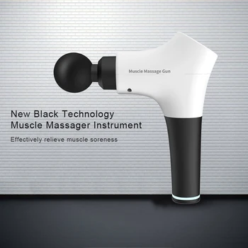 

Professional 6 Modes Massage Gun Muscle Massager Instrument After Training Exercising Body Relaxation Vibration Pain Relief