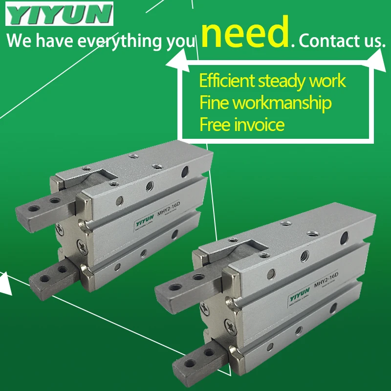 

SMC type Finger cylinder MHY2-10D MHY2-16D MHY2-20D MHY2-25DMHY2-10D2 MHY2-16D2 MHY2-20D2 MHY2-25D2 MHY series