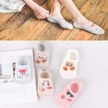 Носки с котом, женские зимние носки, забавные, японские, Харадзюку, корейские, с животным принтом, Осенние, теплые, дамские, модные, кавайные, розовые, 30