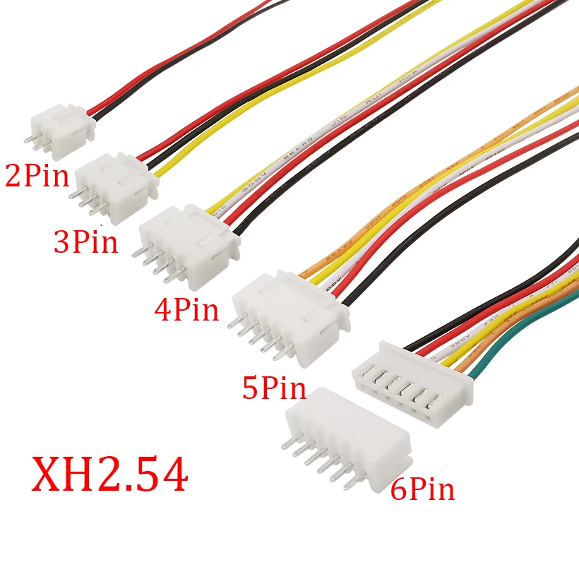 XH 2,54 2 polig Kabel mit Mini-Stecker + Buchse