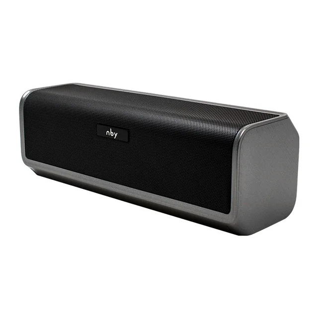 gray Nby 6690, портативный Bluetooth динамик, 10 Вт, стойка, 4D, стерео, беспроводной, громкий динамик, Fm радио, динамик s, компьютерный, бас, поддержка TF, AUX, USB - Цвет: gray