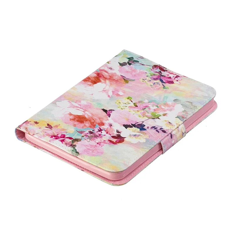 Funda для Kindle чехол Kawaii Единорог кошка девушки цветок Краска кожаный бумажник Стенд чехол для Kindle 10th поколение чехол