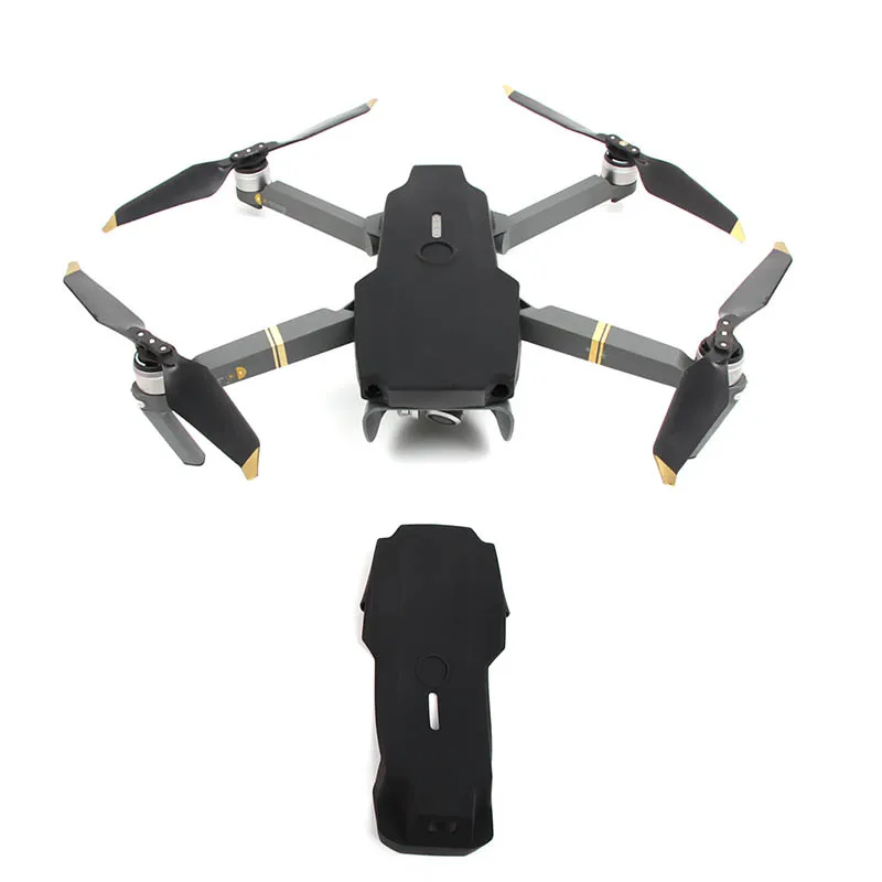 Мягкий силиконовый защитный чехол Защитный чехол для DJI Mavic Pro Drone пыленепроницаемый защитный чехол Запасные Комплекты - Цвет: Black