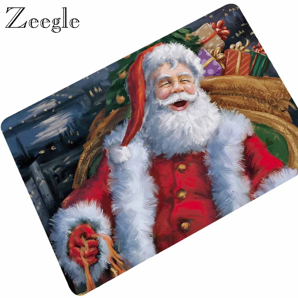Zeegle Коврик для двери резиновый коврик для пола нескользящий коврик для ванной комнаты водонепроницаемый напольный коврик для прихожей моющийся коврик для двери с принтом кота