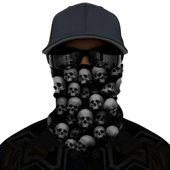 

Sun Protection Scarf Sun Protective Mask Fashion Mouth Face Mask Spots Novelty Ring Scarf Cross-Border Outdoor Magic Scarf